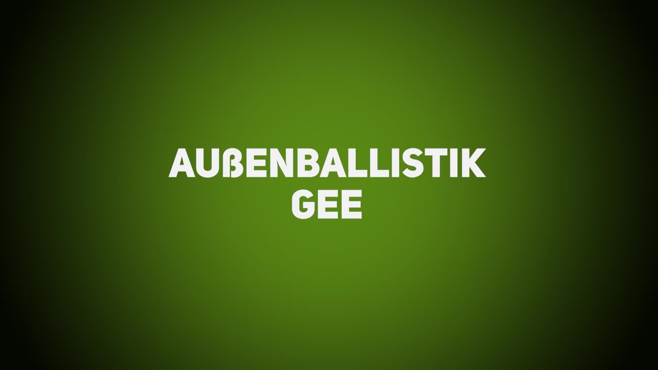 Munition & Ballistik – Außenballistik GEE