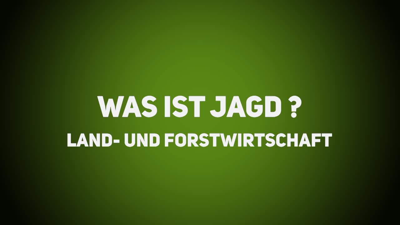 Wald- und Landbau – Was ist Jagd