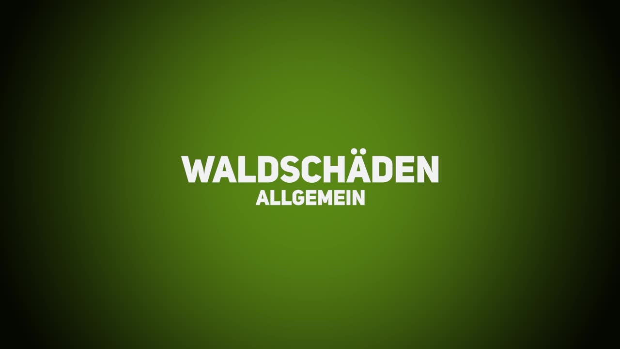 Wald- und Landbau – Waldschäden – Allgemein