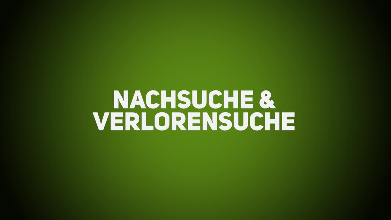 Jagdliche Praxis – Nachsuche & Verlorensuche