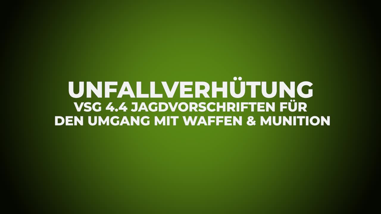 Waffenrecht – Unfallverhütung