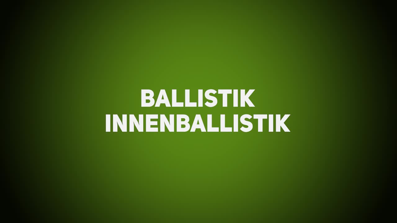 Munition & Ballistik – Innenballistik