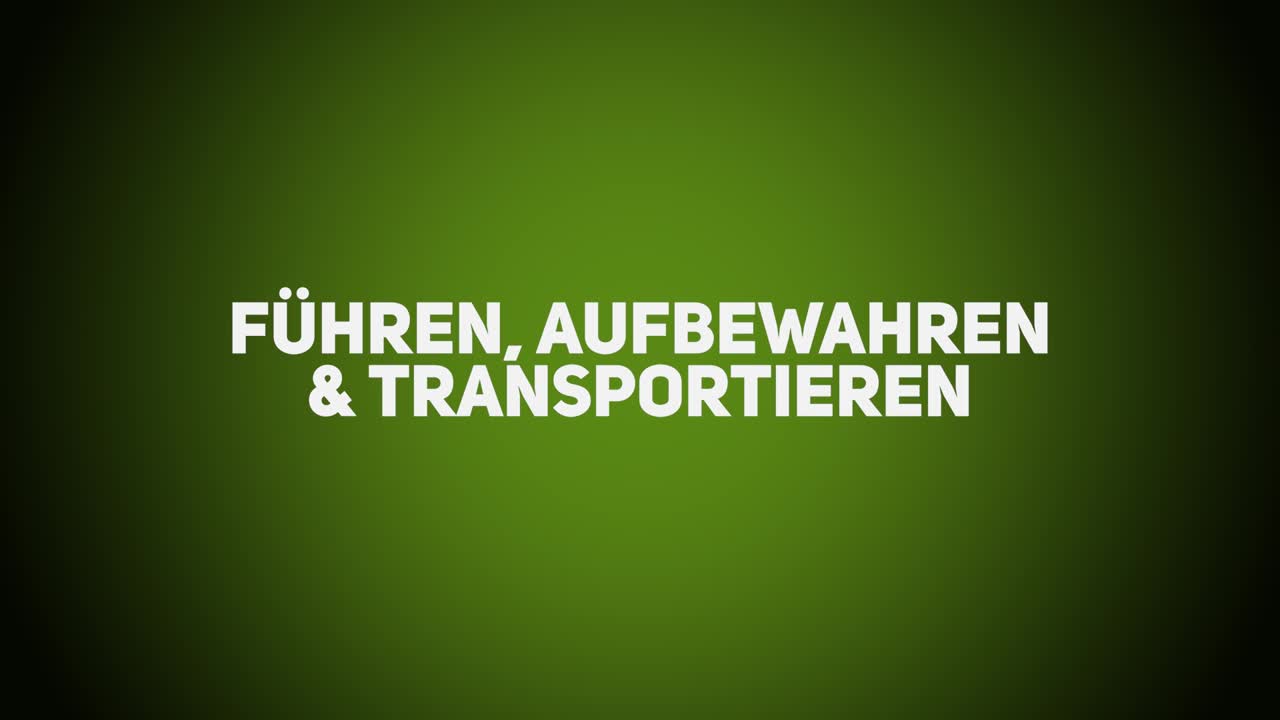 Waffenrecht – Führen, Aufbewahren & Transportieren